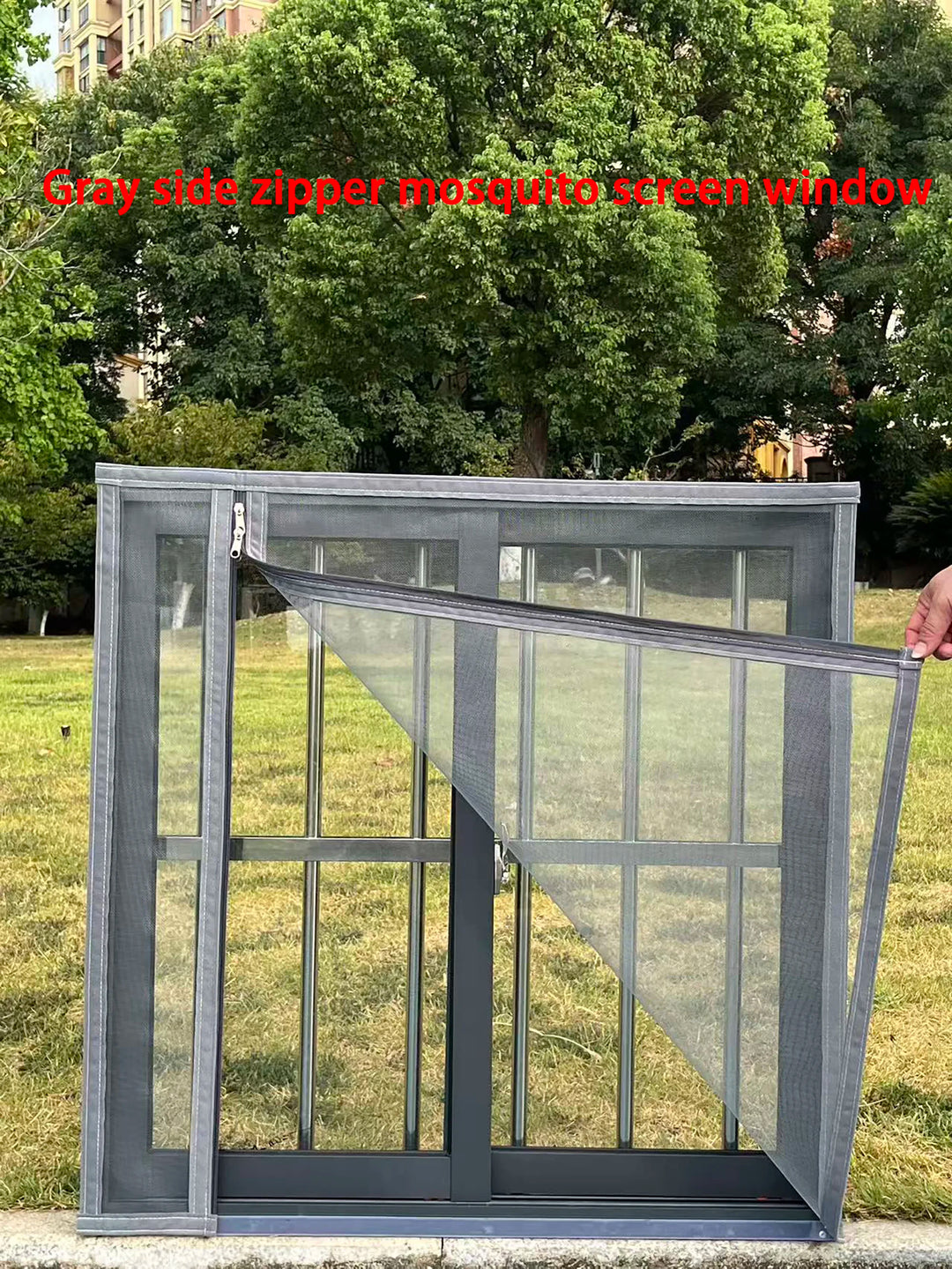 Moustiquaire de fenêtre auto-agrippante anti-moustiques
