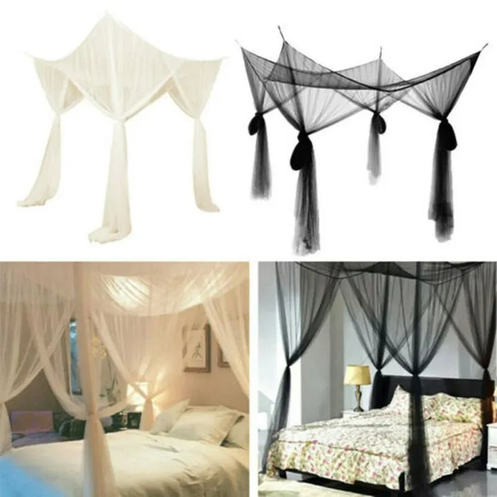 Moustiquaire de lit blanc anti-moustiques pour chambre