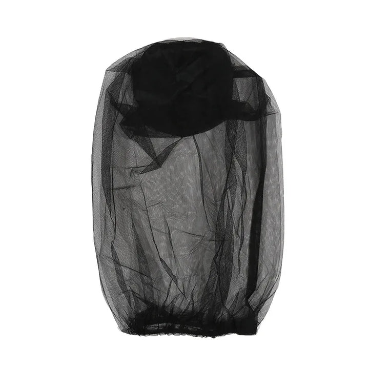 Moustiquaire de tête gris pour pêche et randonnée