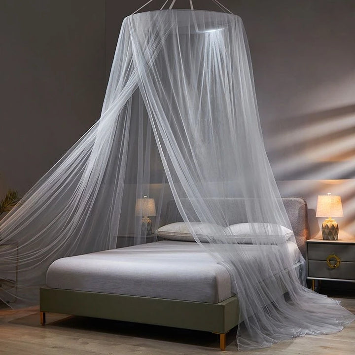 Moustiquaire de lit blanc anti-moustiques pour chambre