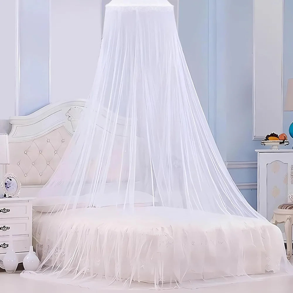 Moustiquaire de lit blanc anti-moustiques pour chambre