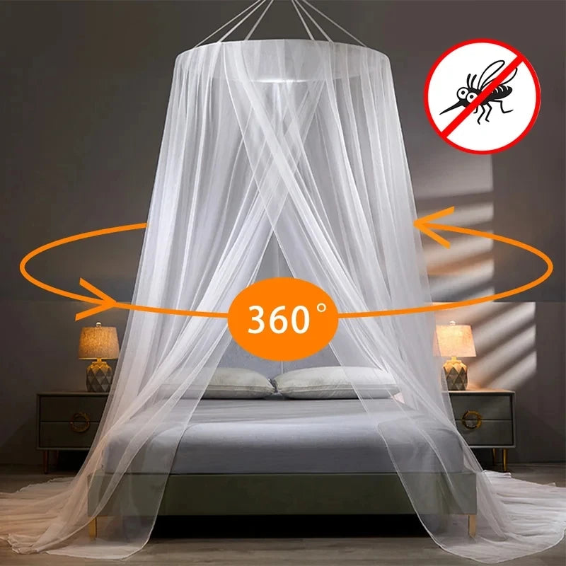 Moustiquaire de lit blanc anti-moustiques pour chambre