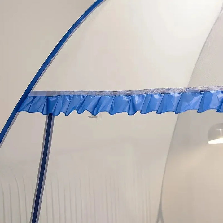 Moustiquaire de lit gris anti-moustiques pour chambre