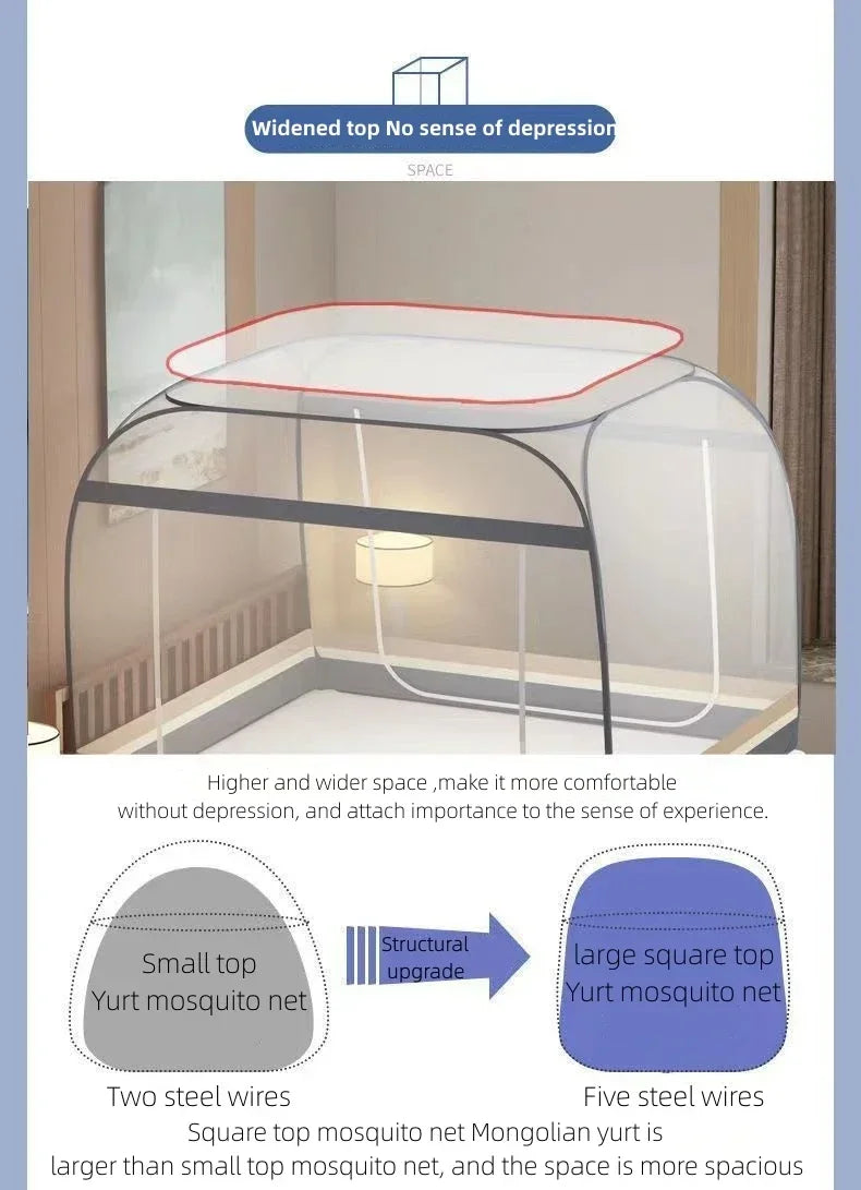 Moustiquaire de lit anti-moustiques pour chambre