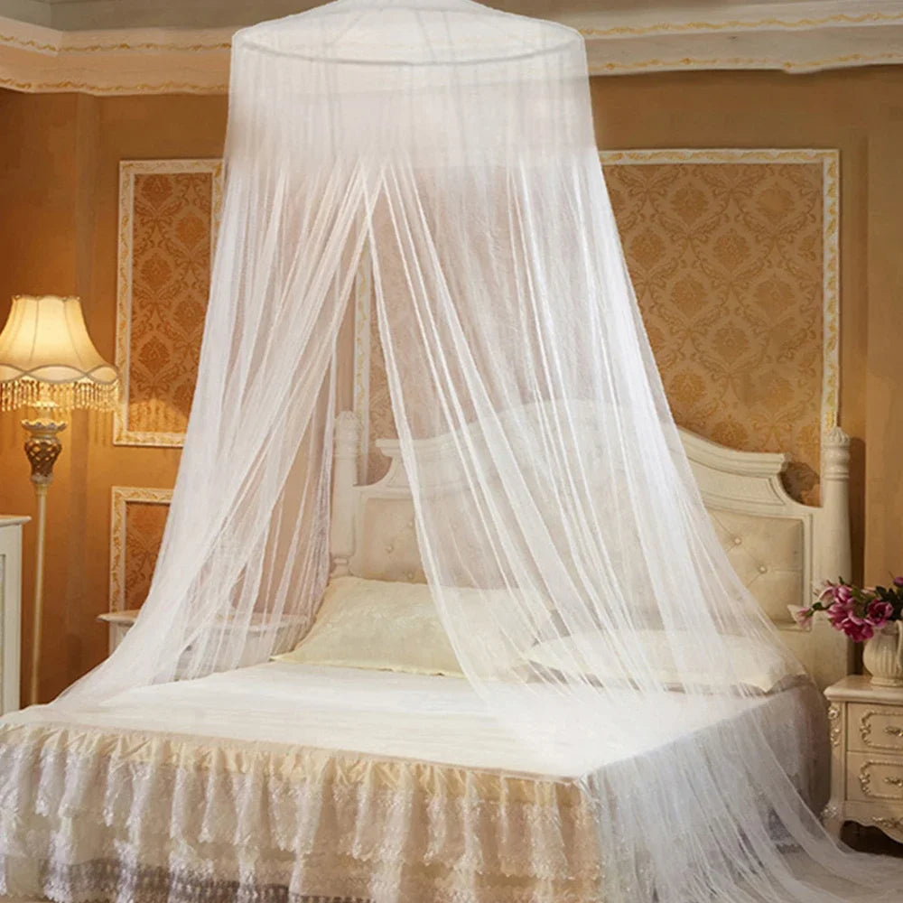 Moustiquaire de lit blanc anti-moustiques pour chambre