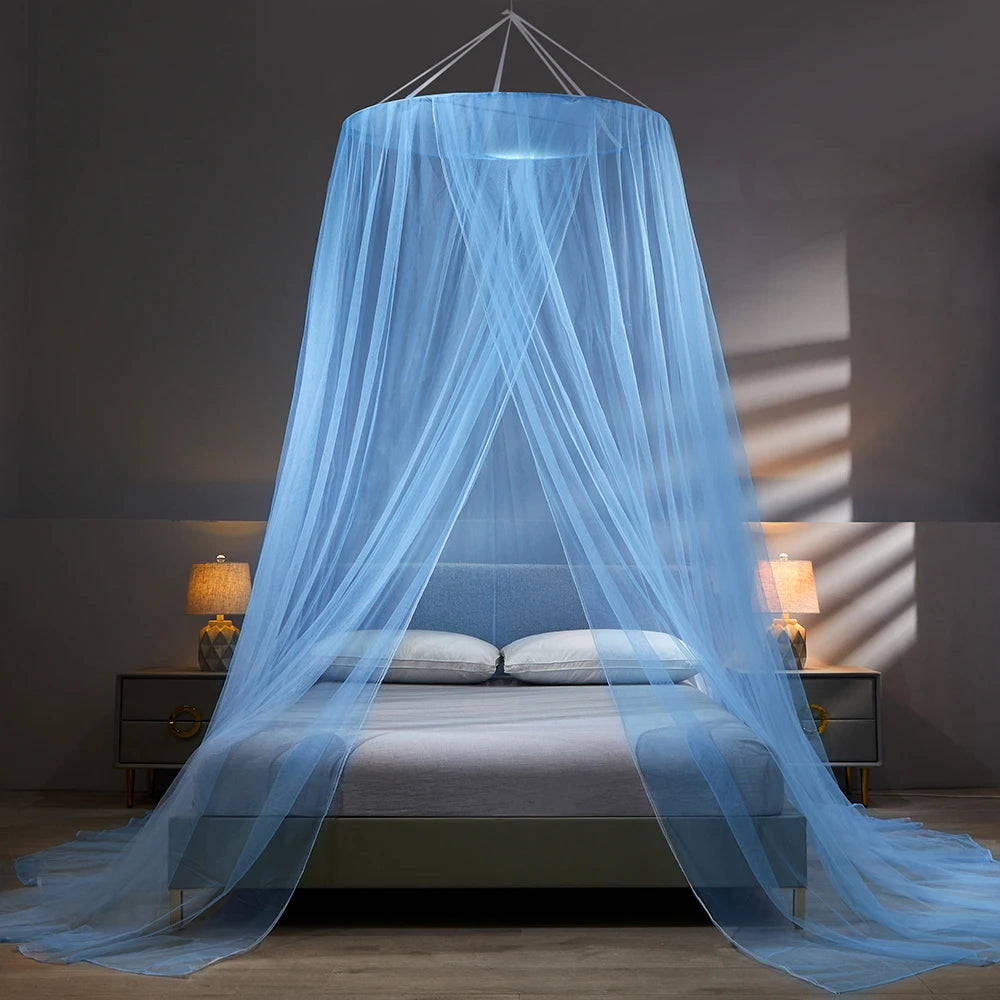 Moustiquaire de lit blanc anti-moustiques pour chambre