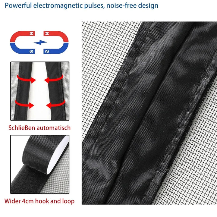 Moustiquaire de porte magnétique anti-insectes