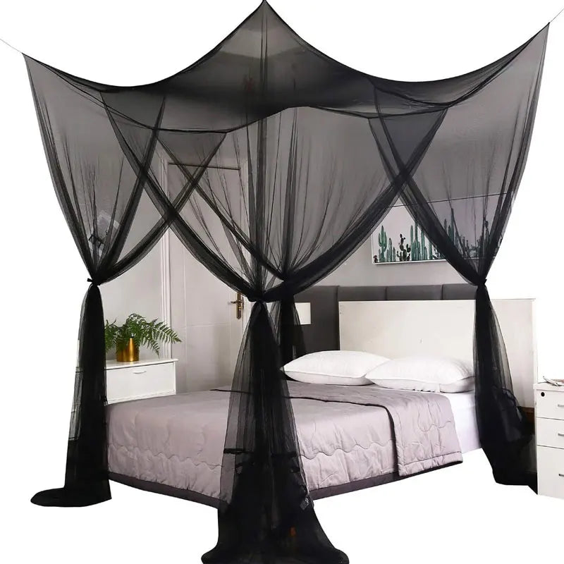 Moustiquaire de lit blanc anti-moustiques pour chambre