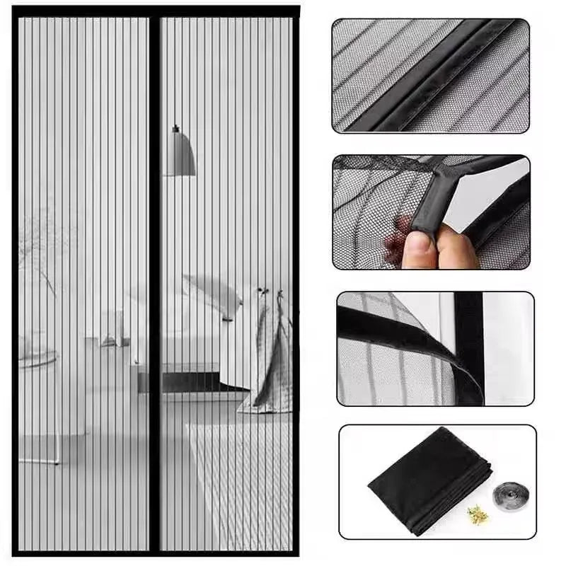 Moustiquaire de porte magnétique anti-insectes