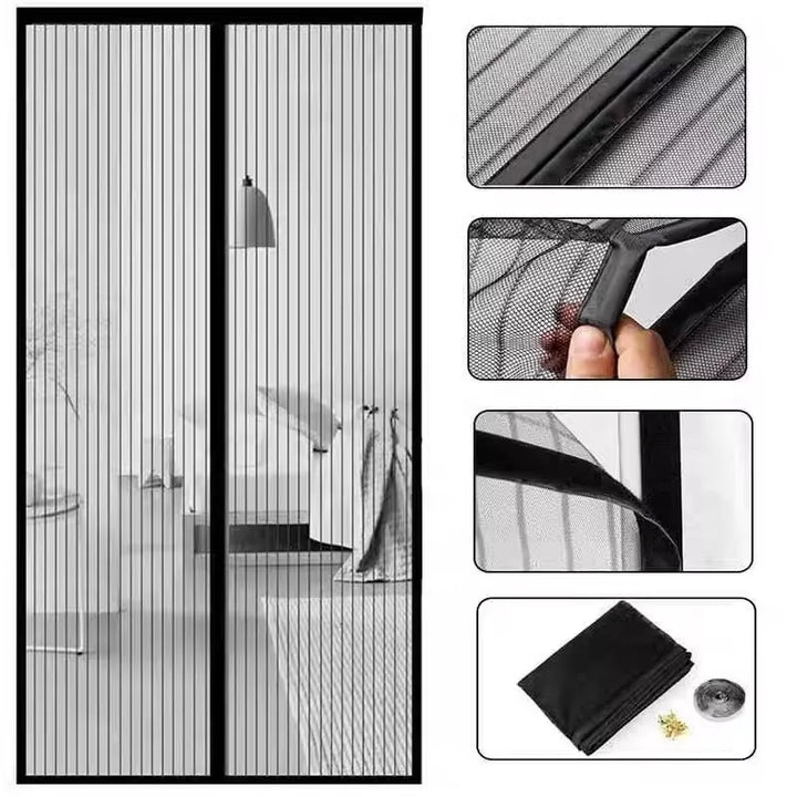 Moustiquaire de porte magnétique anti-insectes