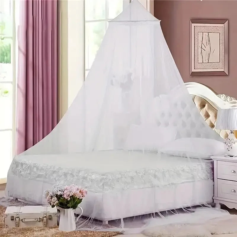 Moustiquaire de lit bleu anti-moustiques pour chambre