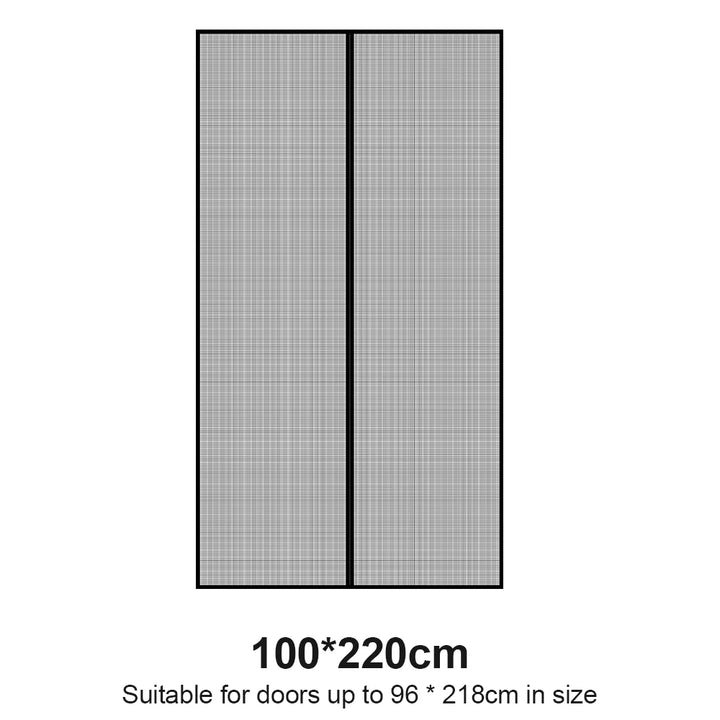Moustiquaire de porte magnétique anti-insectes