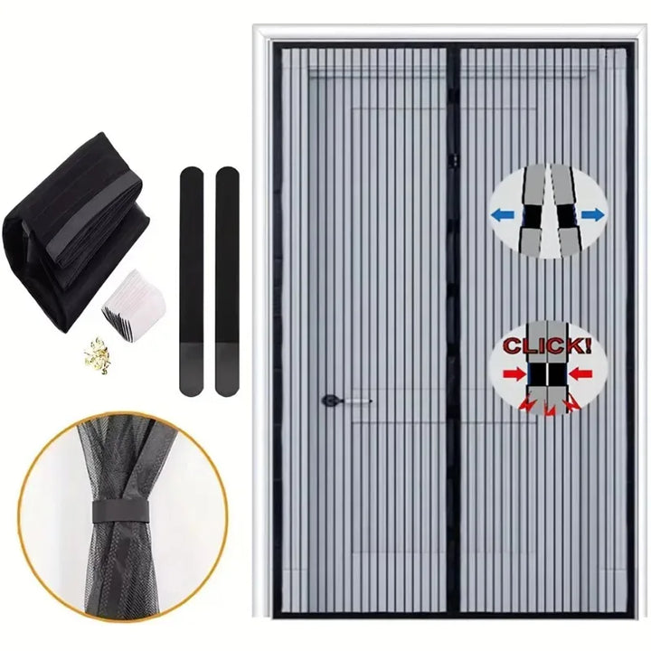 Moustiquaire de porte magnétique anti-insectes