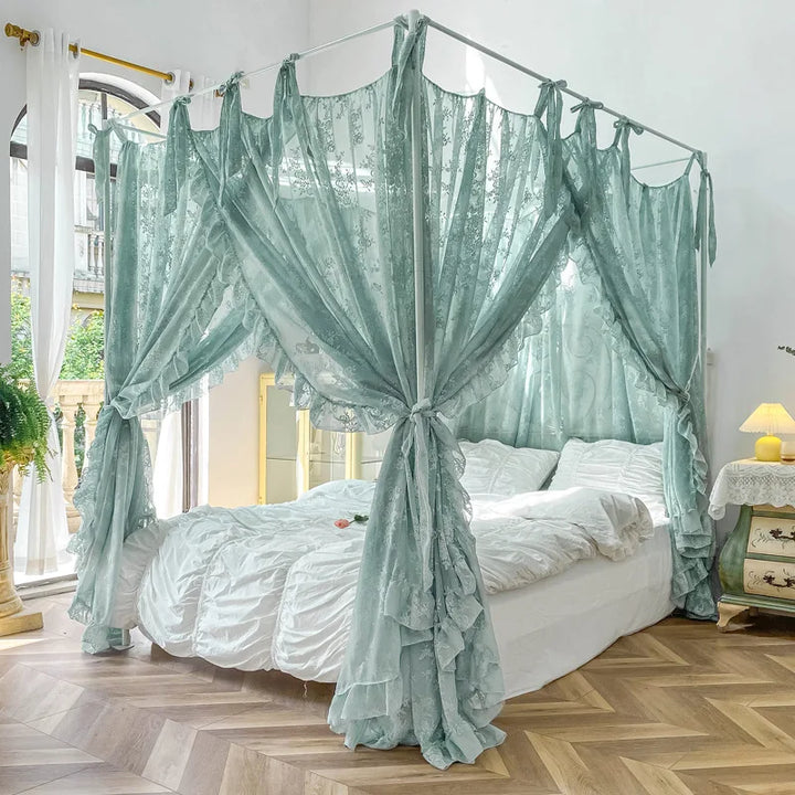 Moustiquaire de lit blanc 3 anti-moustiques pour chambre