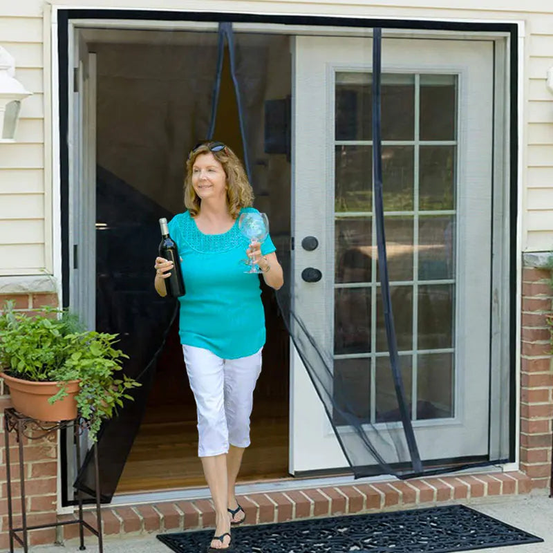 Moustiquaire de porte magnétique anti-insectes