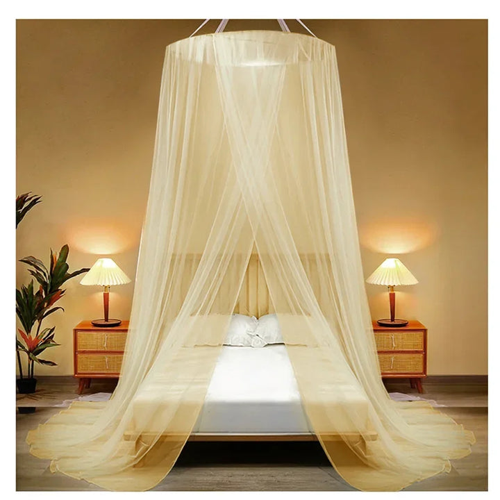 Moustiquaire de lit bleu anti-moustiques pour chambre
