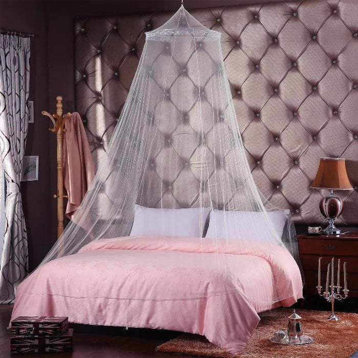 Moustiquaire de lit blanc anti-moustiques pour chambre