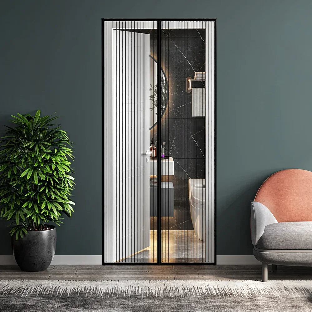 Moustiquaire de porte magnétique anti-insectes