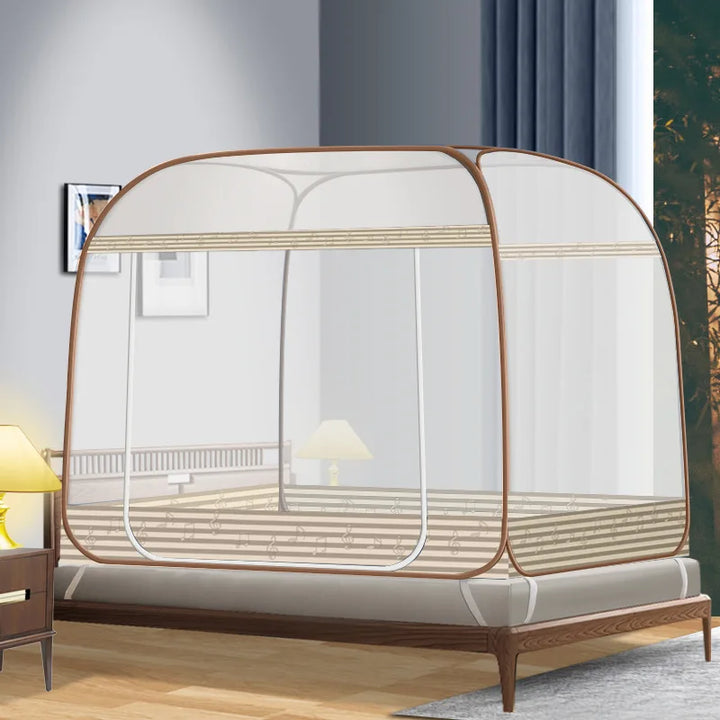 Moustiquaire de lit vert anti-moustiques pour chambre