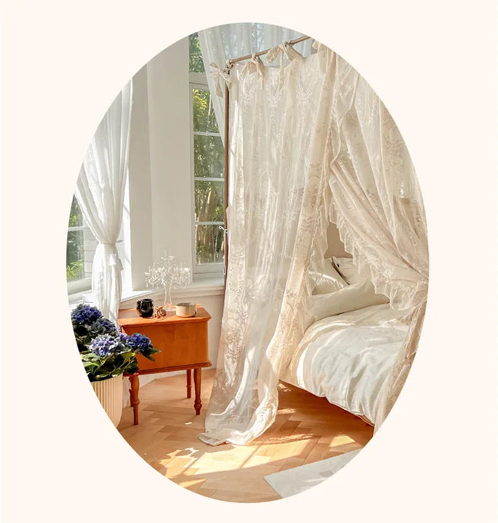 Moustiquaire de lit blanc 3 anti-moustiques pour chambre