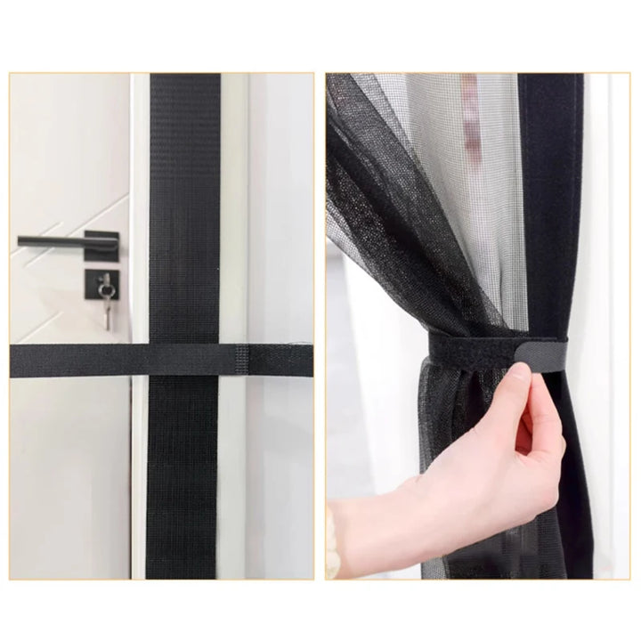 Moustiquaire de porte magnétique anti-insectes
