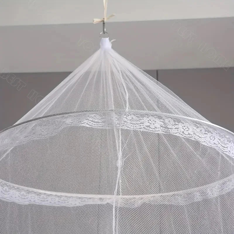 Moustiquaire de lit bleu anti-moustiques pour chambre