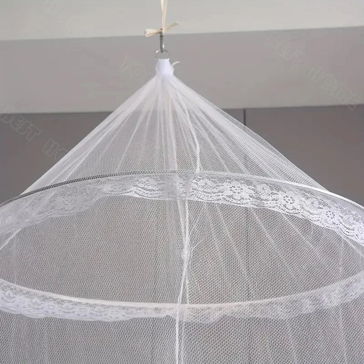 Moustiquaire de lit bleu anti-moustiques pour chambre
