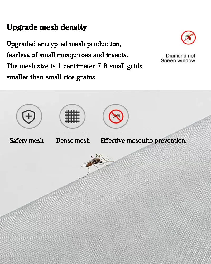 Moustiquaire de fenêtre auto-agrippante anti-moustiques