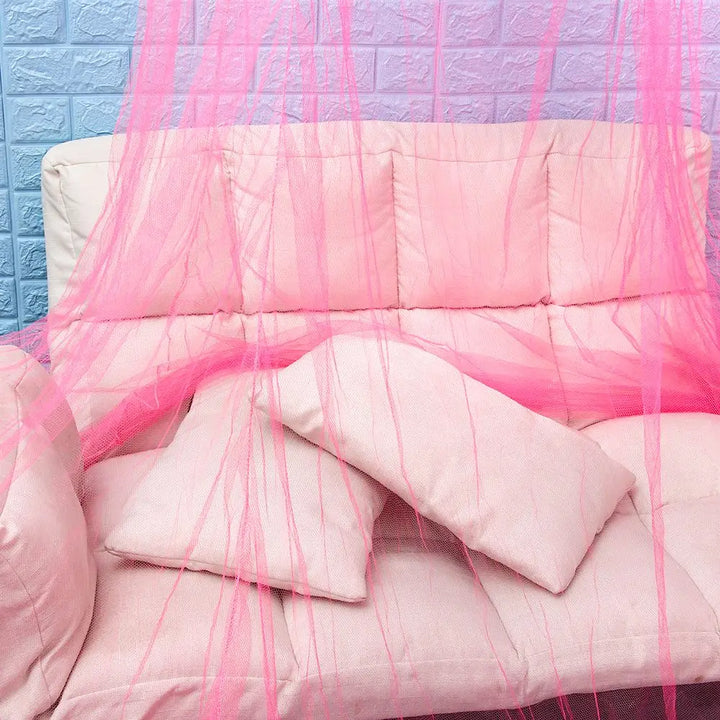 Moustiquaire de lit rose anti-moustiques pour chambre