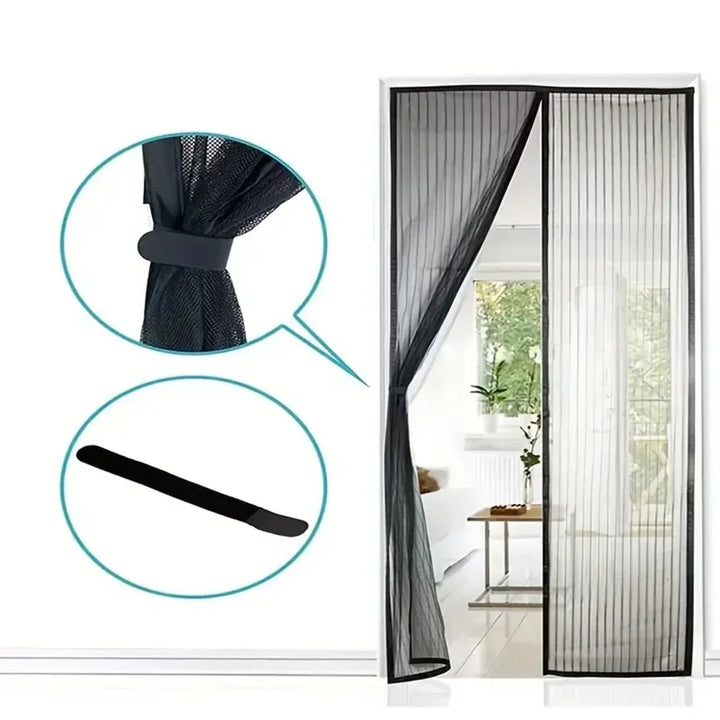 Moustiquaire de porte magnétique anti-insectes