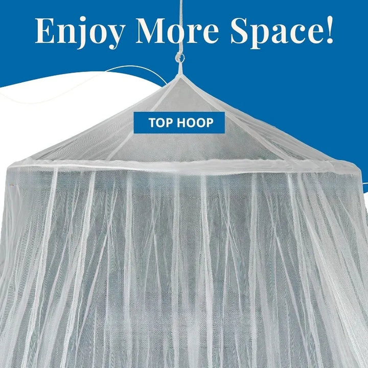 Moustiquaire de lit blanc anti-moustiques pour chambre