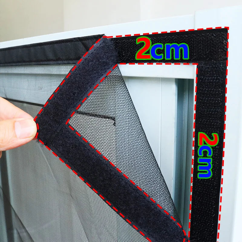 Moustiquaire de porte magnétique anti-insectes