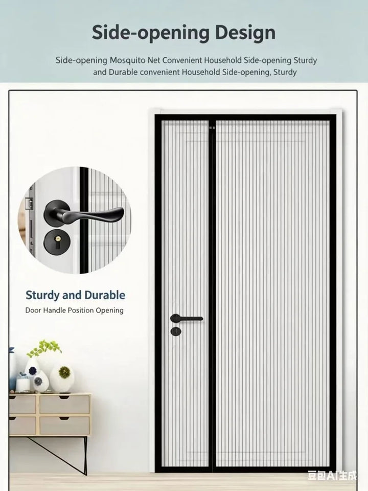 Moustiquaire de porte magnétique anti-insectes